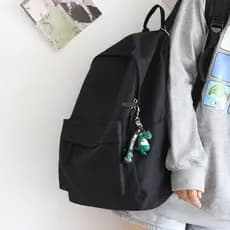 [liu] Mochila preta de grande capacidade