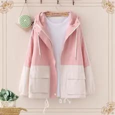 (Liu) Jaqueta Casual Feminina Alunas 2020 / Atuça Japon S Harajuku Estilo Bf Combinano Com Uma Capa Larga De F