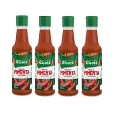 Kit 4 Molho De Pimenta Knorr Picante Ardida 150ml Vidro