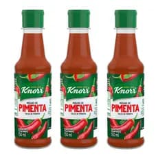 Molho De Pimenta Knorr Ardida Vidro 150ml Kit C/ 3 Unidades