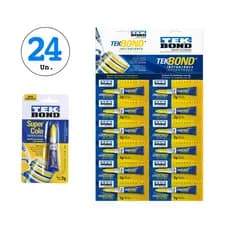 Cola Instantânea Tek Bond 2G Original ( Cartela Com 24 Unidades )  - Envio Rapido