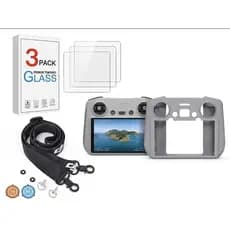 kit para drone rc dj pro 3 em diante 3 peliculas +pista 55 cm hipermevel + alça + protetor controle.
