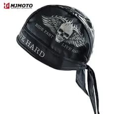Capacete de Motocicleta Balaclava Retrô Masculino Verão Motociclismo Esporte Bandana Ciclismo Chapéu Pirata H06