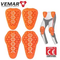 Calças De Motocicleta De Alta Elasticidade Inserir Joelheiras CE Certificado Joelhos Hip Almofadas Protetoras Anti-Colis