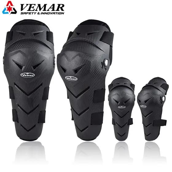 VEMAR 4 Pçs/Lote Proteções De Corrida Da Motocicleta motor PP Escudo Joelheiras Esportes Ao Ar Livre Equipamentos Proteç