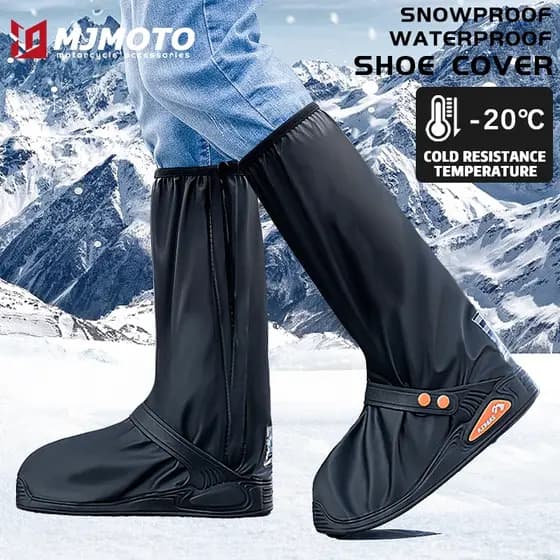 Capas Para Botas À Prova De Chuva Motocicleta , Homens , Mulheres , Cano Alto , Inverno , Esqui , Neve , Esportes Ao Ar