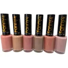 Kit Esmalte Fanny Coleção Novo Nude - 6 Unidades