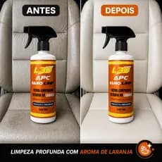 Super Limpador Multiuso Para Estofados Couro e Plásticos Facil Aplicação e Super Rendimento