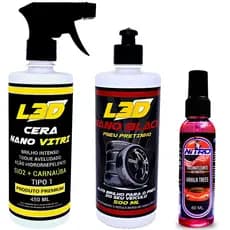 Cera Automotiva Pneu Pretinho Aromatizante Automotivo Vanila Tress