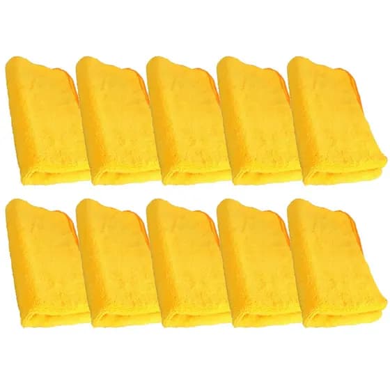 10 Flanelas De Microfibra Premium L3D
