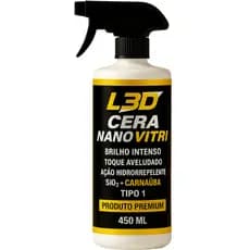 Cera Automotiva L3D Brilho Intenso e Proteção Facil Aplicação