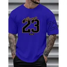 Camiseta Masculina chicago 23 manga curta gola redonda
