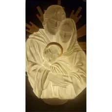 Abajur Luminaria A Sagrada Família José Maria Jesus Páscoa