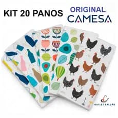 Pano de Prato Premium Microfibra Atoalhado Várias Estampas Seca Mais Camesa Super Absorvente Grande