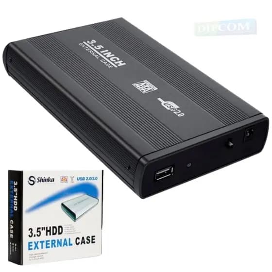 Case HD para Computador USB 2.0 e 3.0 - CASE HDD 3.5 EXTERNAL USB 2.0 E 3.0