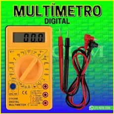 Multímetro Digital Profissional Portátil com Bipe Exbom Original
