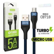 Cabo original micro usb turbo CB718 original kimaster