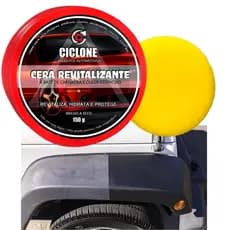 Cera de Carro para tirar RESSECADO E ESBRANQUIÇADO do Carro ou Moto plasticos no geral, com Carnauba 150gr.