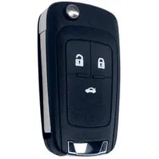 Carcaça Chave Canivete Onix Tracker Prisma Cobalt Cruze Spin 2012 A 2018 3 Botões