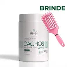 Ativador Cachos Murumuru Karité 1kg Bela Berê Fixação Brilho Sem Parabenos Ganhe Escova