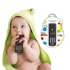 Mordedor Bebe - Infantil - Mordedor Controle Remoto Com Chocalho Massageador Infantil Dentição Bebê