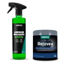 REJUVEX REVITALIZADOR DE PLÁSTICOS VONIXX + LIMPADOR APC MULTIAÇÃO
