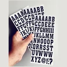 Adesivo Letras Vinil Auto colante Alfabeto Completo Escrever Palavras Pratico