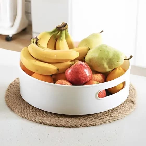 Bandeja Giratória Multiuso Tempero Maquiagem Plástica