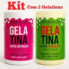 Gelatinas Capilar Super Definição e Fixação Intensa Hidralize 1kg