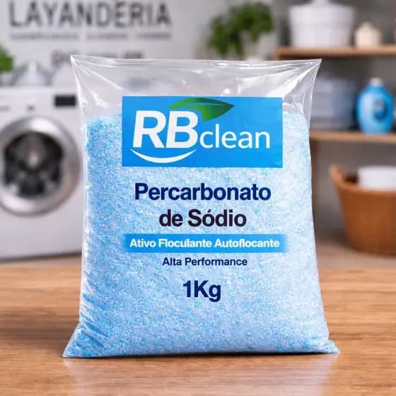 Percarbonato de Sódio 100% Puro Com Ativo Auto Flocante Tira Manchas Roupas Brancas 500g/1kg /2kg