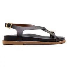 Sandalia Papete Feminina Flat Modelo Luxo Tiras Birken Rasteira Original