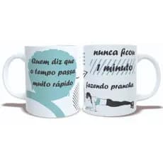 Caneca Personalizada Fitness Prancha