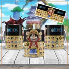Caneca porcelana 325ml One piece