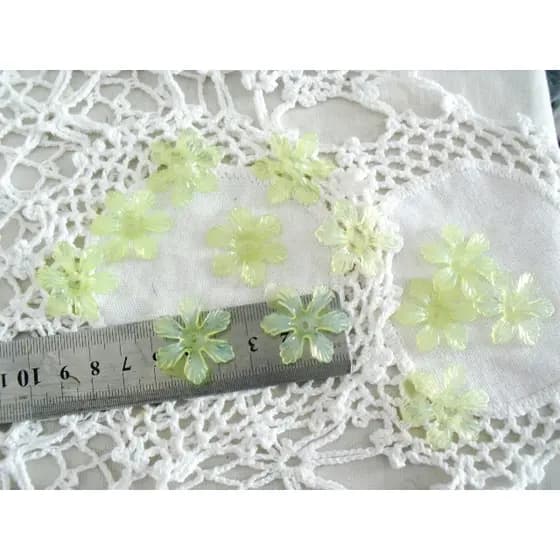 miçangas flor para bordados 6 pçs