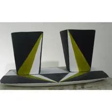 kit 2 vasos com suporte