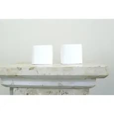 6 vasinhos de gesso quadrado para lembrancinhas plantio de suculentas enfeites
