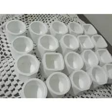 mini vaso vasinhos de gesso para suculentas lembrancinhas artesanato 15 pçs