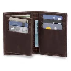 Porta Documentos Crlv/rg/cnh/cartões/cédulas c/visor Couro Legítimo