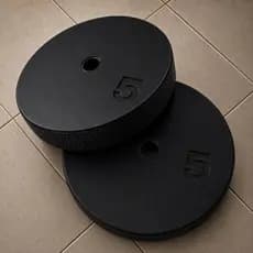 Anilha de 5kg (duas unidades) - Musculação, Academia, treino em casa, fitness