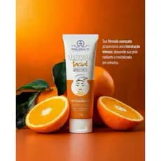 Máscara Facial 50g PhalleBeauty, Vitamina C e Ouro, Desintoxicação e hidratação profunda