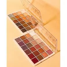 Paleta de Sombras Nude e Terrosos 18 Cores | Matte, Cintilante e Glitter