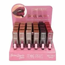 Batom líquido matte Femme Paris longa duração