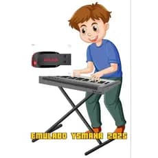 PENDRIVE 2.025 EMULADO TECLADO YAMAHA PSR-550/630/730