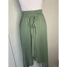 Saia Verde Feminina Soltinha Com Elástico