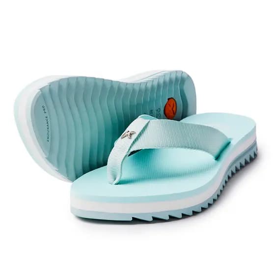 Sandália Chinelo Kenner Kyra Solado Alto Feminina Azul Claro DMQ Original