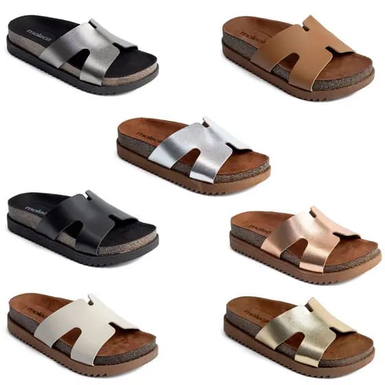 Chinelo Sandália Moleca Tratorado Slide Tamanco 5500.100