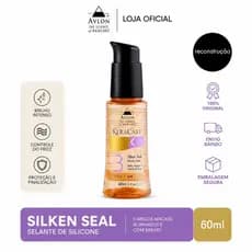 Finalizador Avlon KeraCare Silken Seal Silicone Selador e Reparador de Pontas com Proteção Termica 60ml