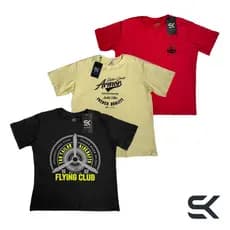 Camiseta Infantil Meninos Original SK Clothing Tamanho (10 ao 16) Camisa Malha 100% Algodão