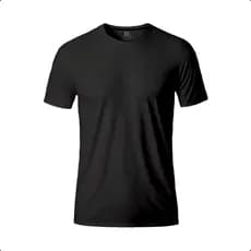 Camisa Básica Lisa Masculina P ao GG em Malha 100% Algodão Fio Penteado 30.1