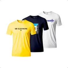 Kit 3 camisas camisetas masculina com defeitos pequenos